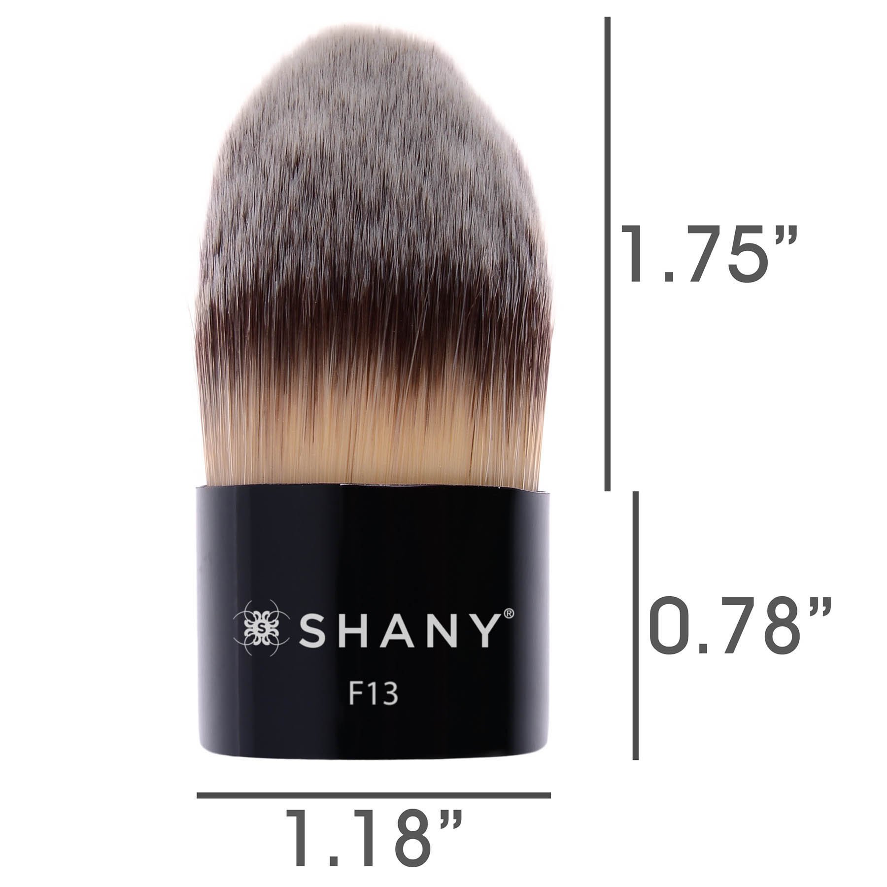 SHANY Professional Tapered Kabuki Brush for Liquid & Powder Foundation - Perfect for Airbrush Makeup, Contouring & Flawless Finish