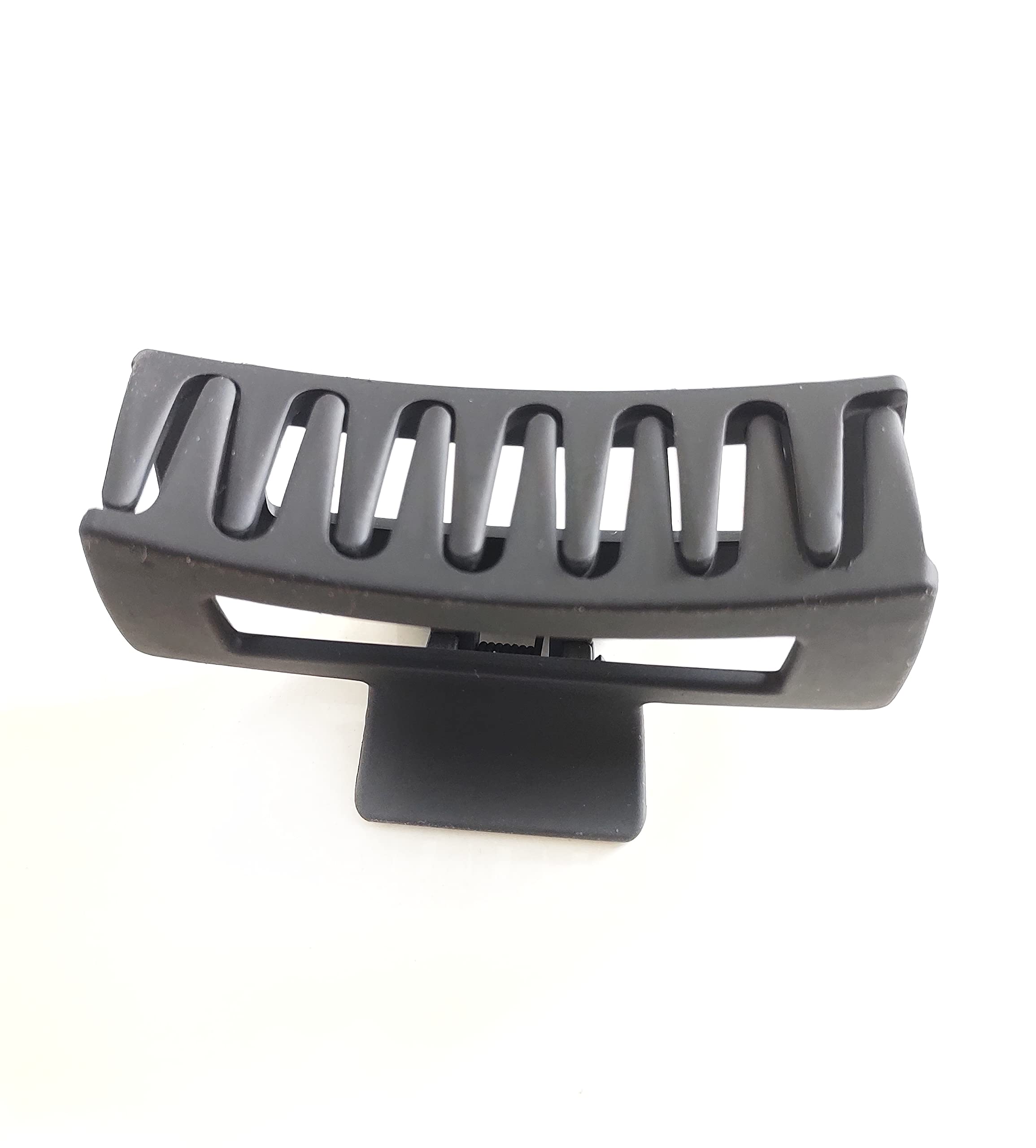 Lichie Matte No-Slip Hair Claw Clips for Women - 4 Inch Large Rectangle Jaw Clamps for Thick Hair (4-Pack) - Perfect for Updos, Ponytails & Everyday Hairstyles