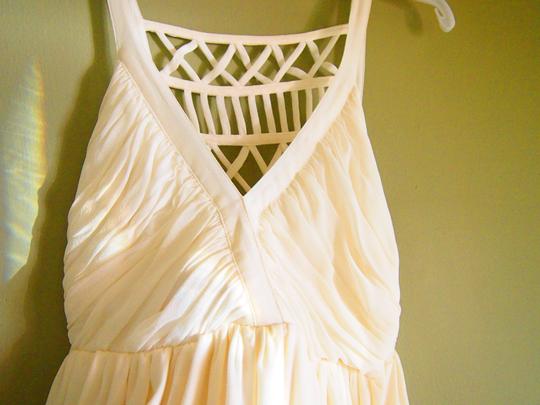 Mara Hoffman Gaia Silk Chiffon Lattice Gown - Elegant Flowy Maxi Dress for Weddings, Parties & Special Occasions
