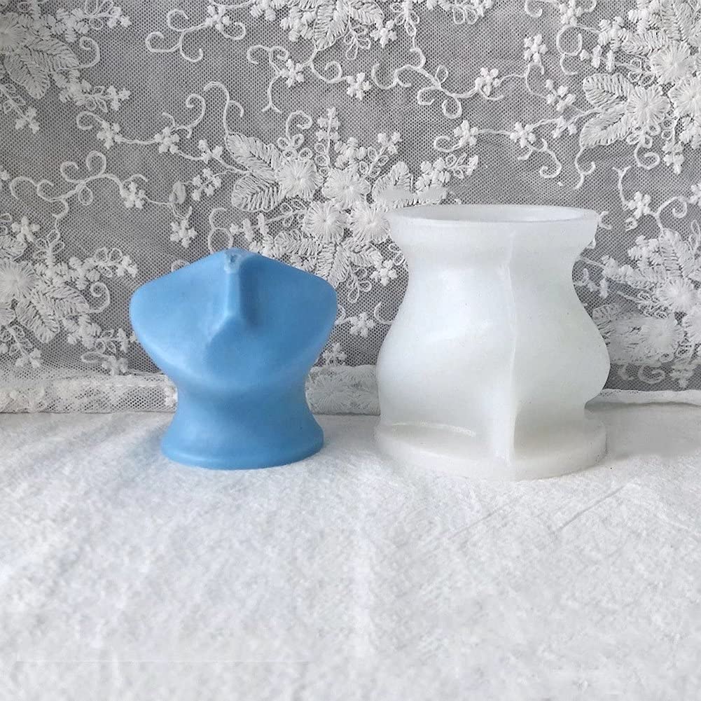3D Abstract Human Face Candle Molds - Silicone Resin Casting Mold for DIY Art, Soap Making & Sculpture | Perfect for Aromatherapy Candles, Plaster Art & Resin Crafts | Home Decor & Gift Making