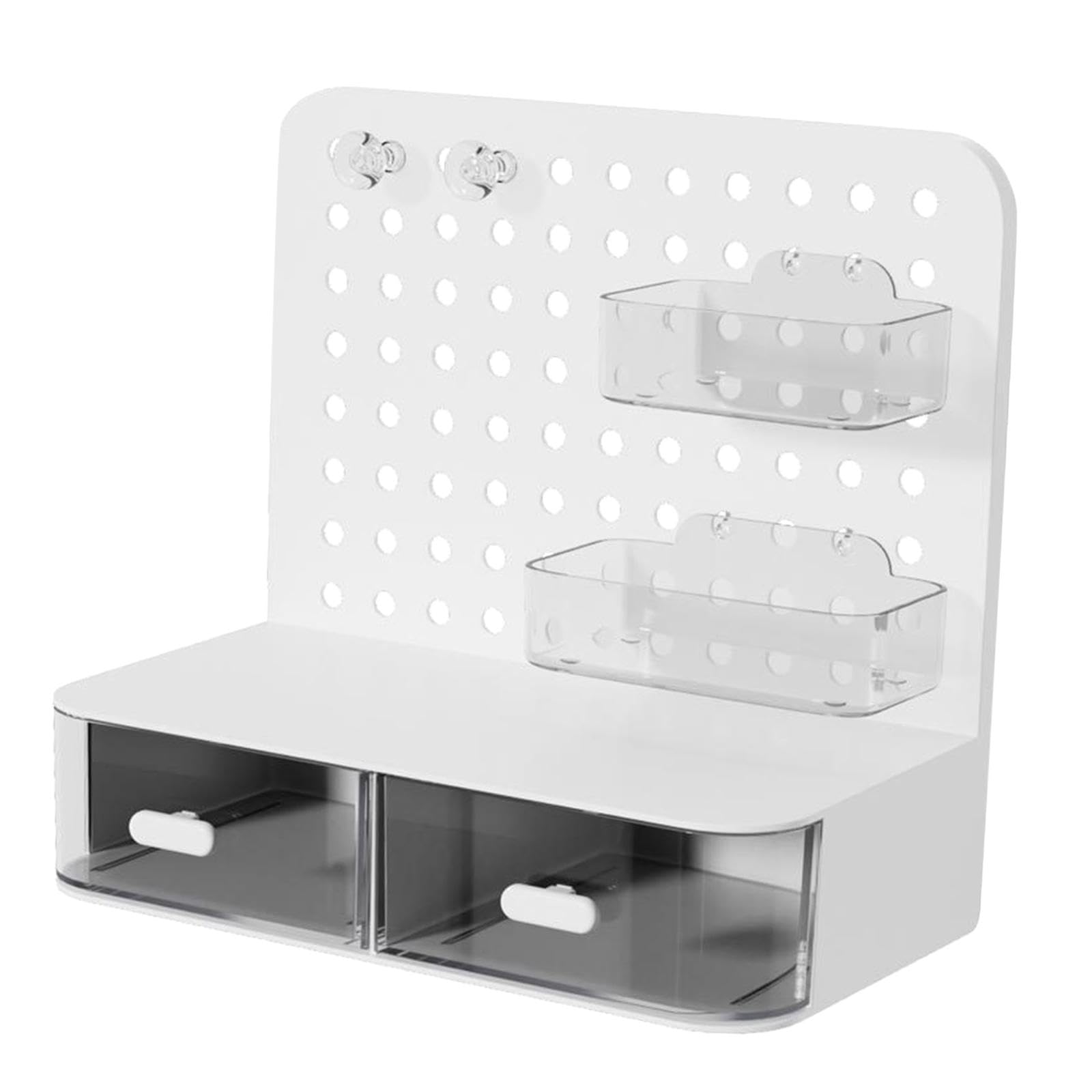 YWJLQH Compact Desk Organizer - Stylish Office Supply Storage for Pens, Papers & More - Perfect for Home Office, Study & Workspace Organization