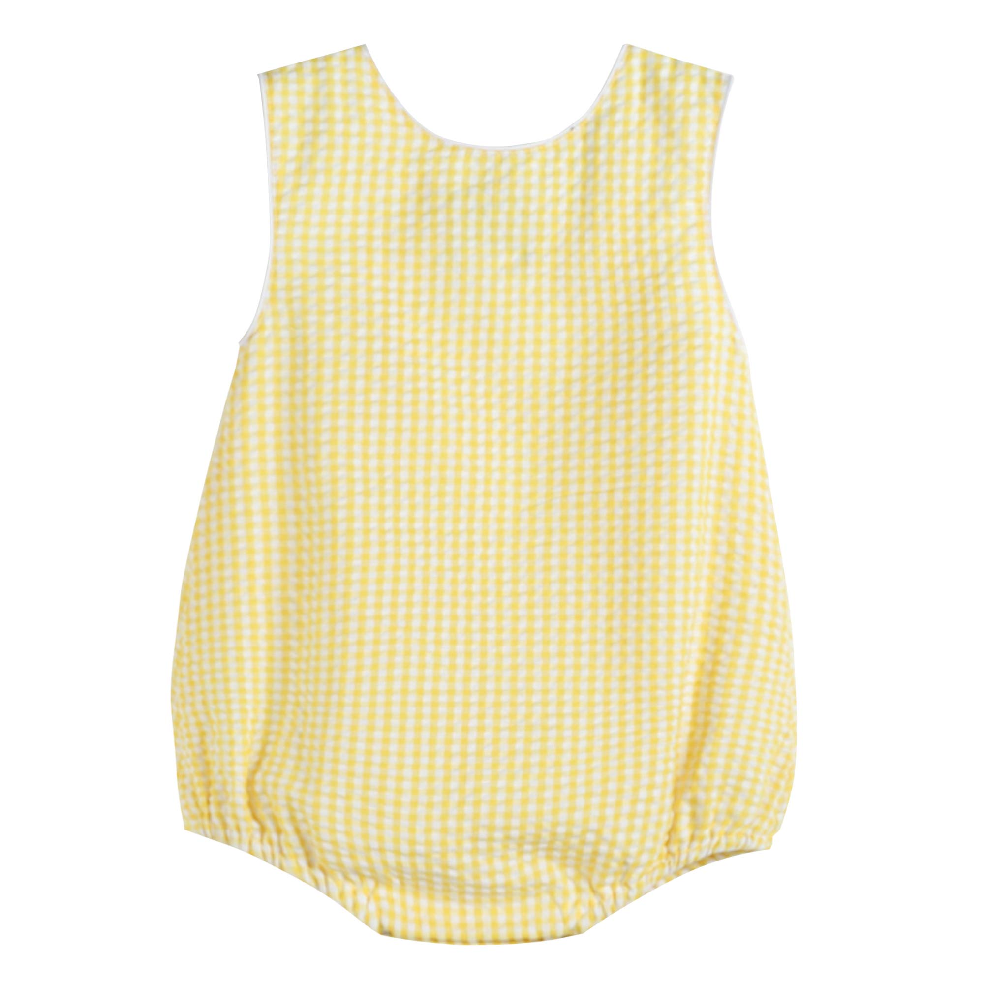 Lil Cactus Baby & Toddler Boys Girls Seersucker Gingham Bubble Romper One-Piece Outfit - Perfect for Summer Playdates, Beach Trips & Photo Shoots
