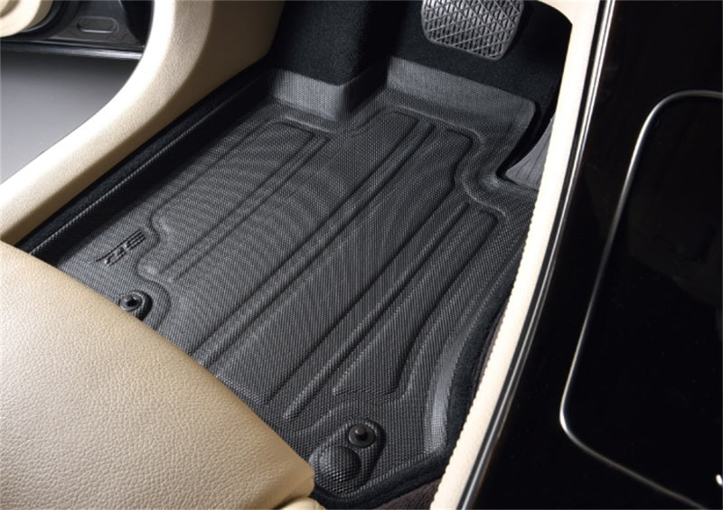 3D Maxpider Custom Fit All-Weather Floor Mats for 2018-2024 Audi Q5/SQ5 & 2023-2024 Q5 PHEV - Premium Hybrid Black Design (R1/R2) - Perfect for Road Trips, Daily Commutes & Family Adventures