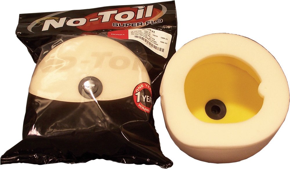 No Toil 90-12040 High Performance Air Filter Compatible with Honda CR125/CR250/CR500 - Dirt Bike & Off-Road Motorcycle Replacement Part for Enhanced Engine Protection & Performance