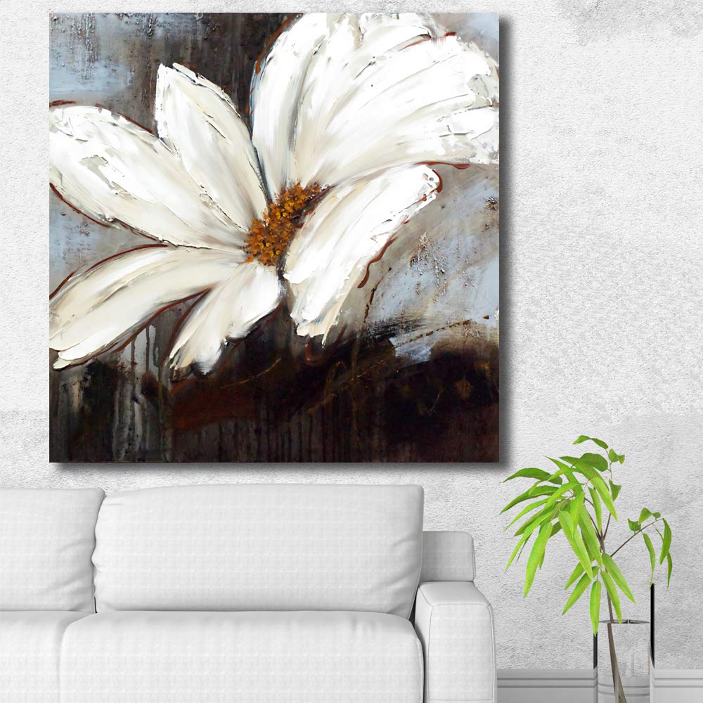 Wall26 Canvas Wall Art - Beautiful Flower Pictures for Home Decor, Bedroom & Living Room Paintings, Framed Canvas Prints 12x12 inches - Perfect for Modern & Cozy Spaces
