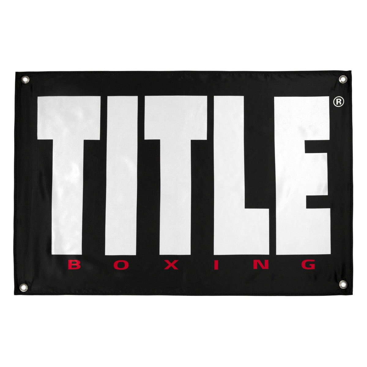 TITLE Boxing Big Logo Banner - Heavy Duty Vinyl Gym Banner for Boxing Gyms & Fitness Studios - Perfect for MMA Training, Boxing Clubs & Sports Events