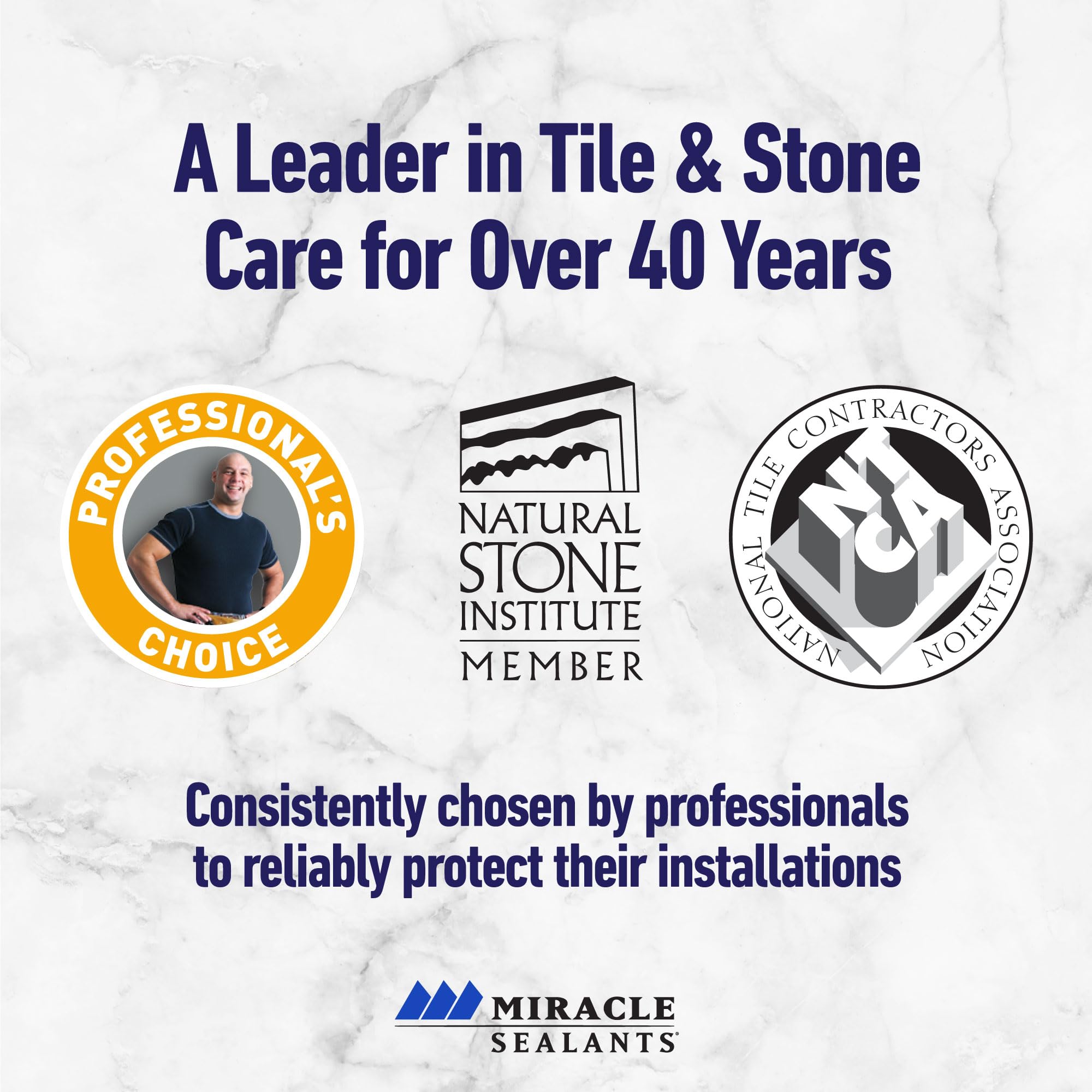 Miracle Sealants TSC4GAL Tile & Stone Cleaner Concentrate - 1 Gallon Heavy-Duty Cleaner for Ceramic, Porcelain & Natural Stone - Perfect for Bathroom, Kitchen & Floor Cleaning