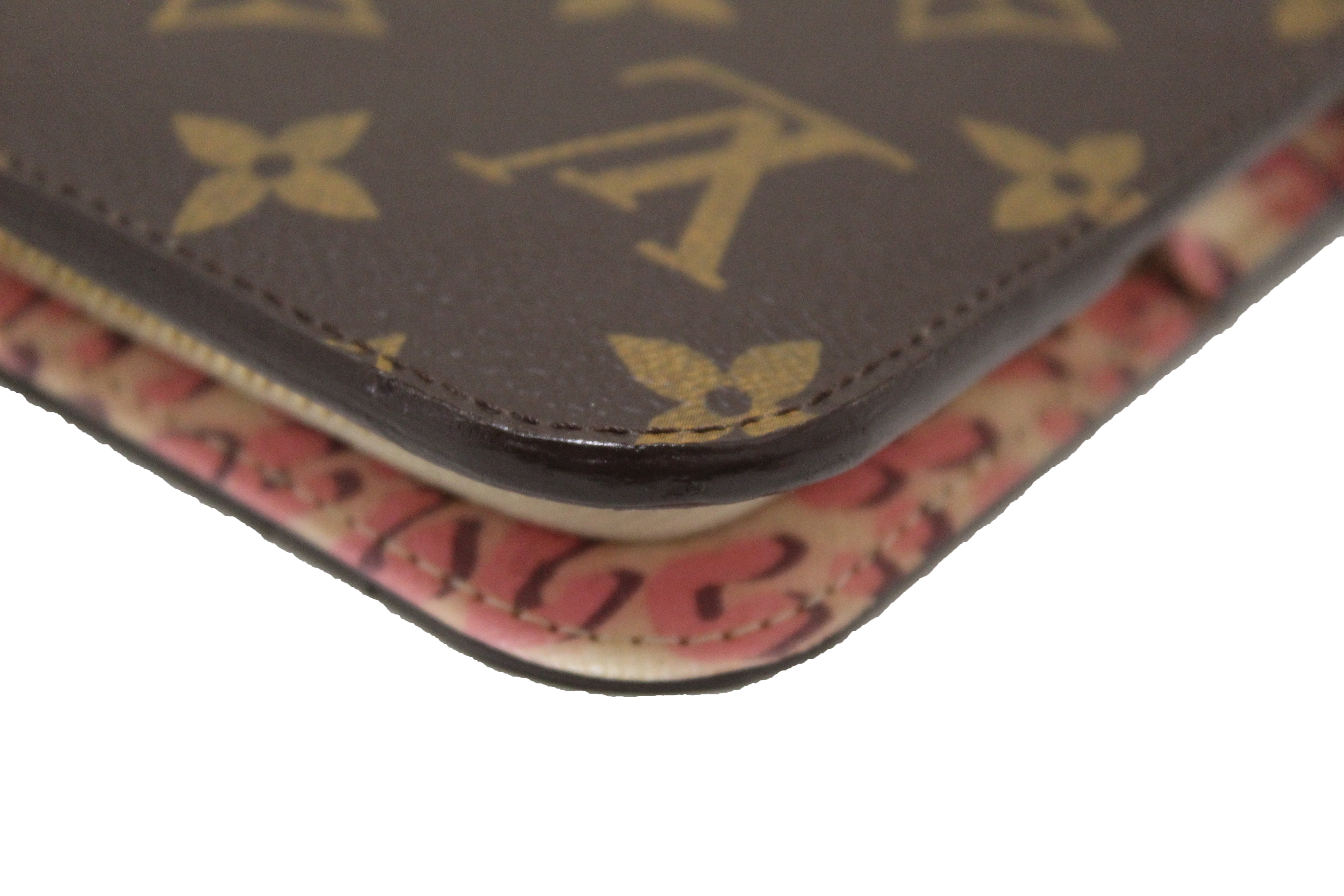 Authentic Louis Vuitton Limited Edition Monogram Canvas Stephen Sprouse Leopard Insolite Wallet - Luxury Designer Wallet for Women & Men - Perfect for Travel, Parties & Everyday Use