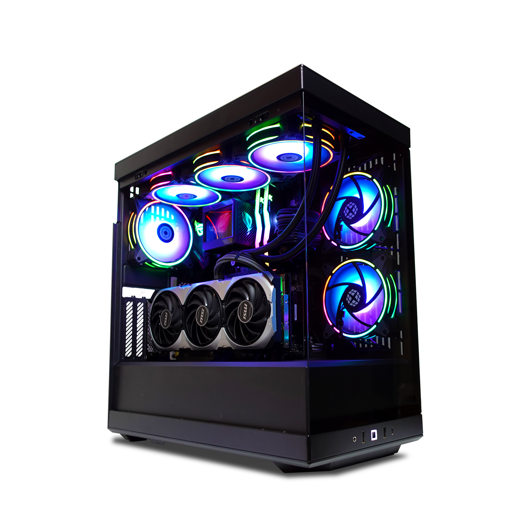 XOTIC PC G6 HYTE Y40 Essential Gaming Desktop with Intel B860 & DDR5 RAM - High Performance PC for Gaming, Streaming & Content Creation