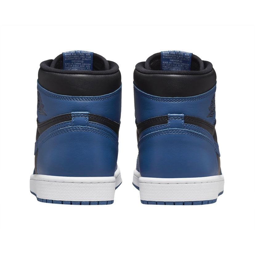 Air Jordan 1 High Retro GS Sneakers - Dark Marina Blue & Black Basketball Shoes for Women & Girls - Perfect for Streetwear, Basketball & Casual Outfits