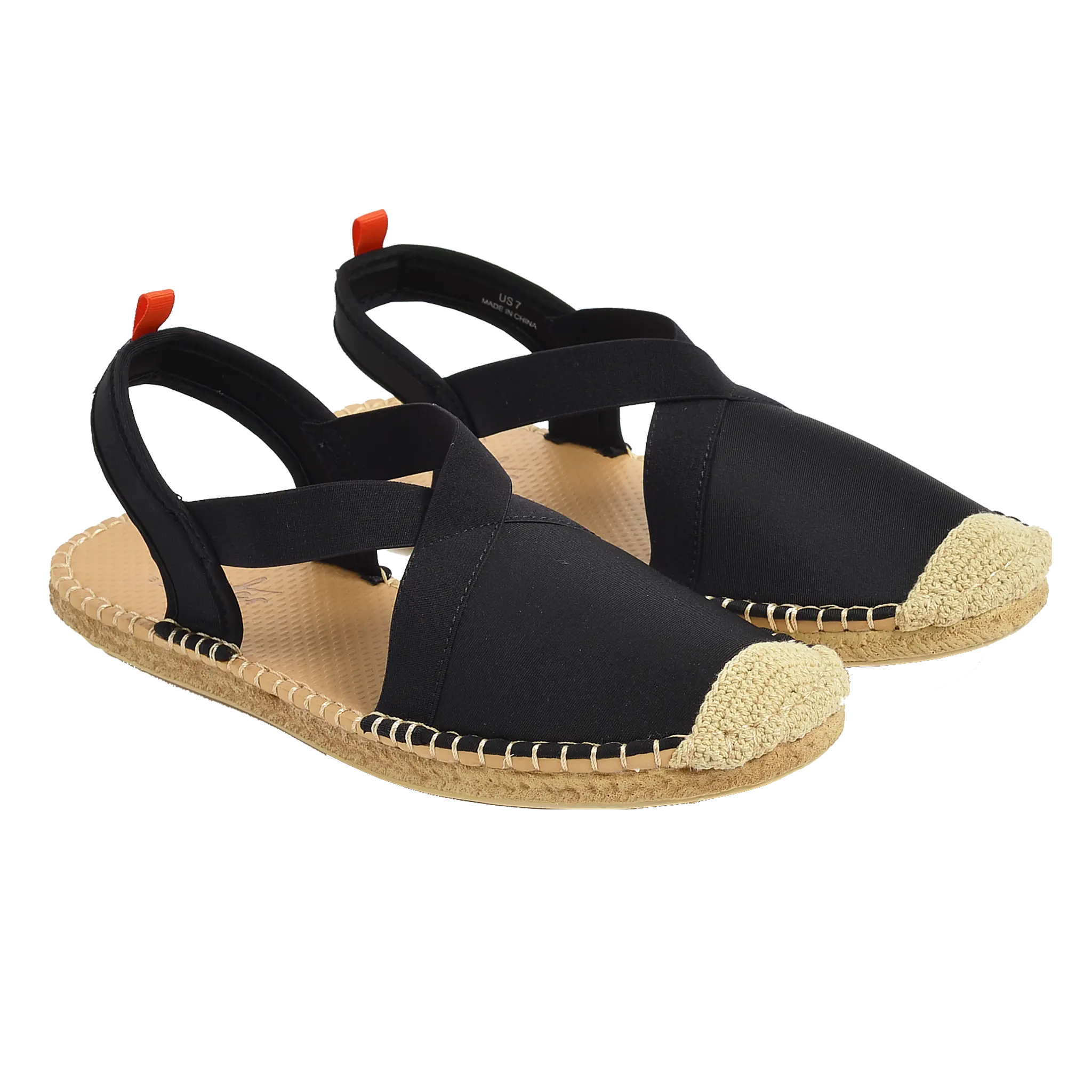 Mariner Seafarer Women's Slingback Sandals - Comfortable Black Beach Shoes for Summer Walking, Travel & Outdoor Activities
