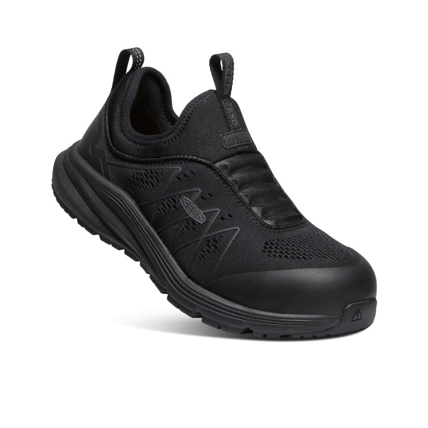 Women's Vista Energy Shift ESD Safety Shoes with Carbon Toe - Black/Black | Slip-Resistant Work Shoes for Electricians & Industrial Workers