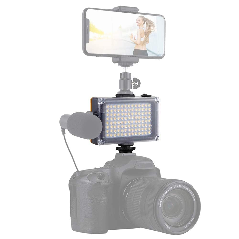Set of 2 PU4096 LED Photography Lights - 104 LEDs 860LM Studio Video Light for DSLR Cameras | Perfect for YouTube Videos, Product Photography & Indoor Filming