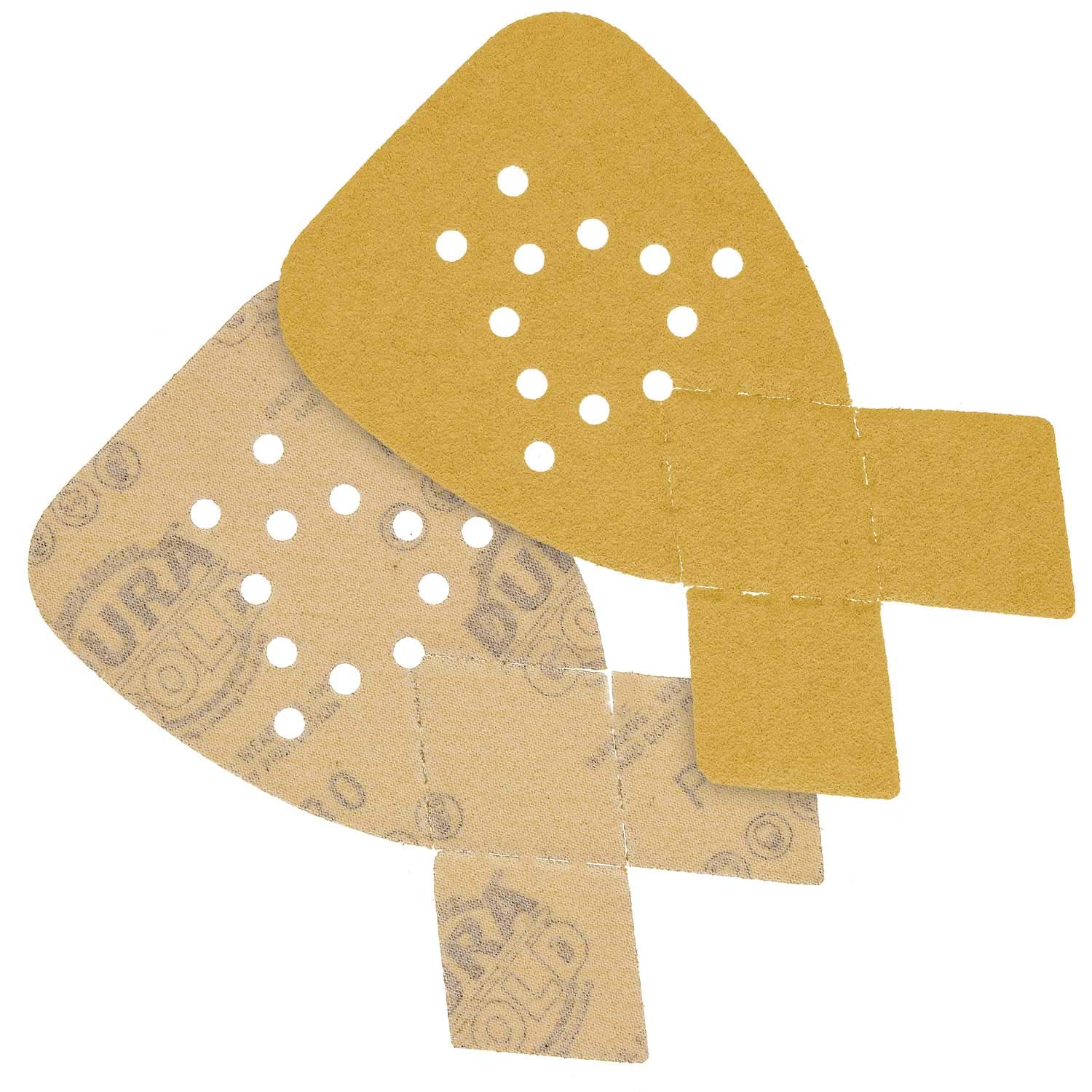 Premium 80 Grit Mouse Detail Sander Sandpaper Sheets - 24-Pack Triangle Hook & Loop Discs for Black & Decker - Woodworking, Auto Body Repair, DIY Craft Projects - Durable Grit for Smooth Finishing
