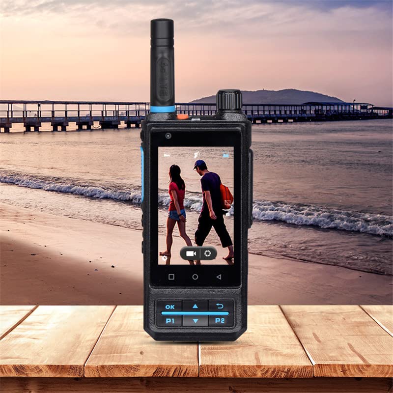 Inrico S200 4G LTE Android Two-Way Radio with GPS, Zello & PTT Support - Unlocked Touchscreen Walkie Talkie for Business, Construction & Outdoor Adventures