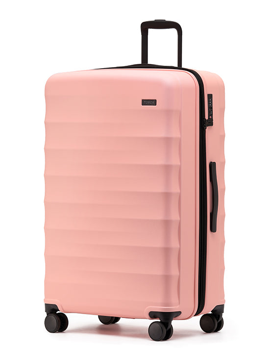 Tosca Interstellar 2.0 30-Inch Large Spinner Suitcase - Peach Color Lightweight Luggage for Travel, Business Trips & Vacations