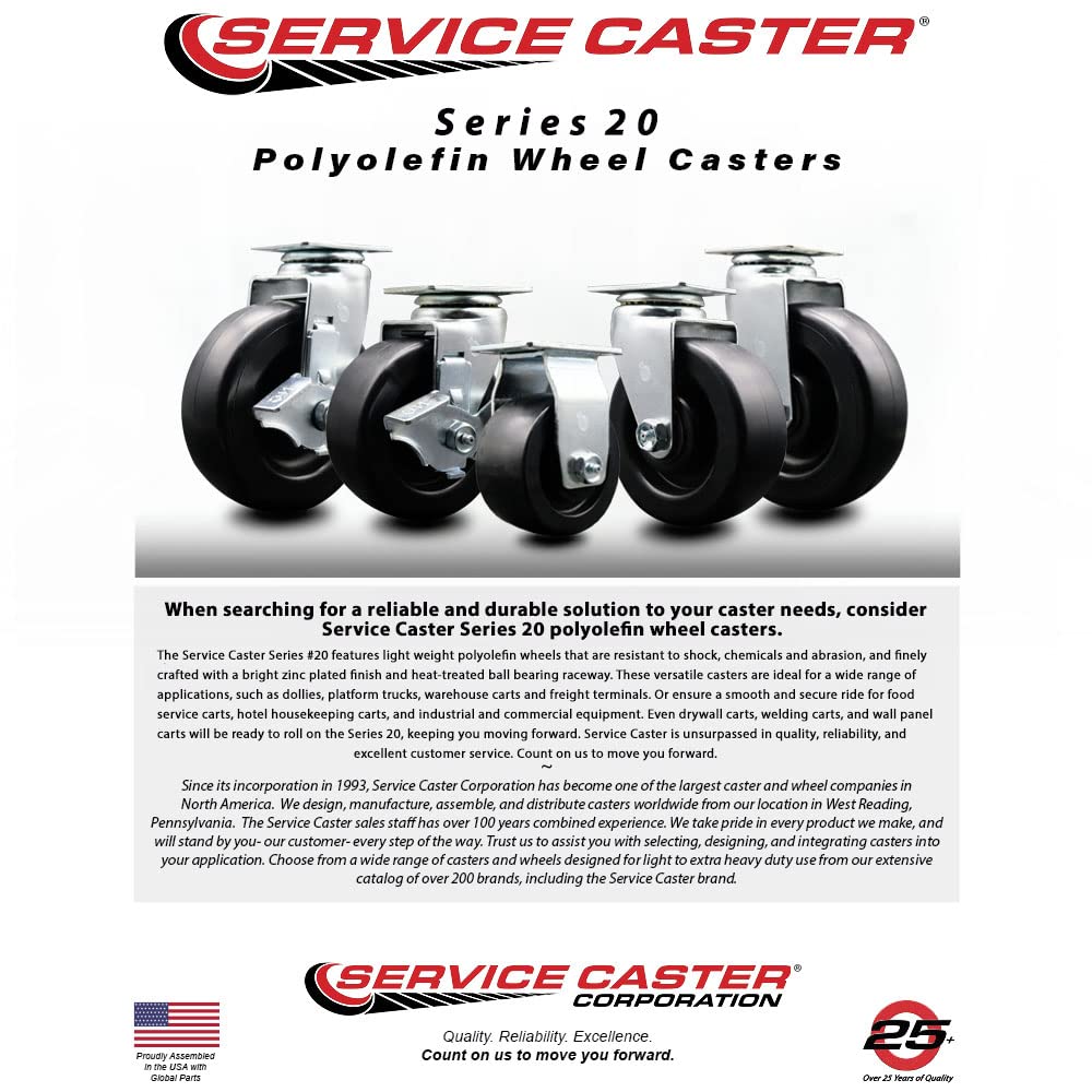 Heavy Duty Swivel Caster Wheels 6