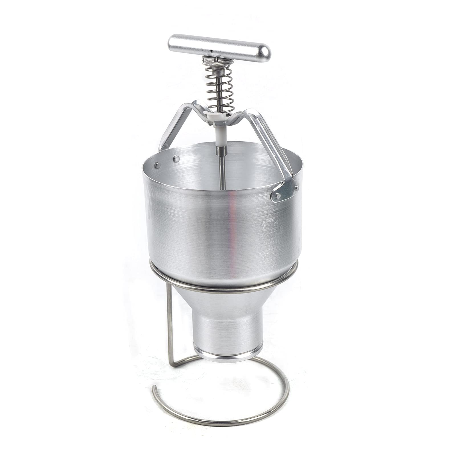 5L Manual Donut Dispenser - Doughnut Maker, Cake Depositor, Waffle & Crepe Plunger Hopper - Perfect for Breakfast, Snacks, Desserts - Ideal for Bakeries, Cafes & Home Baking