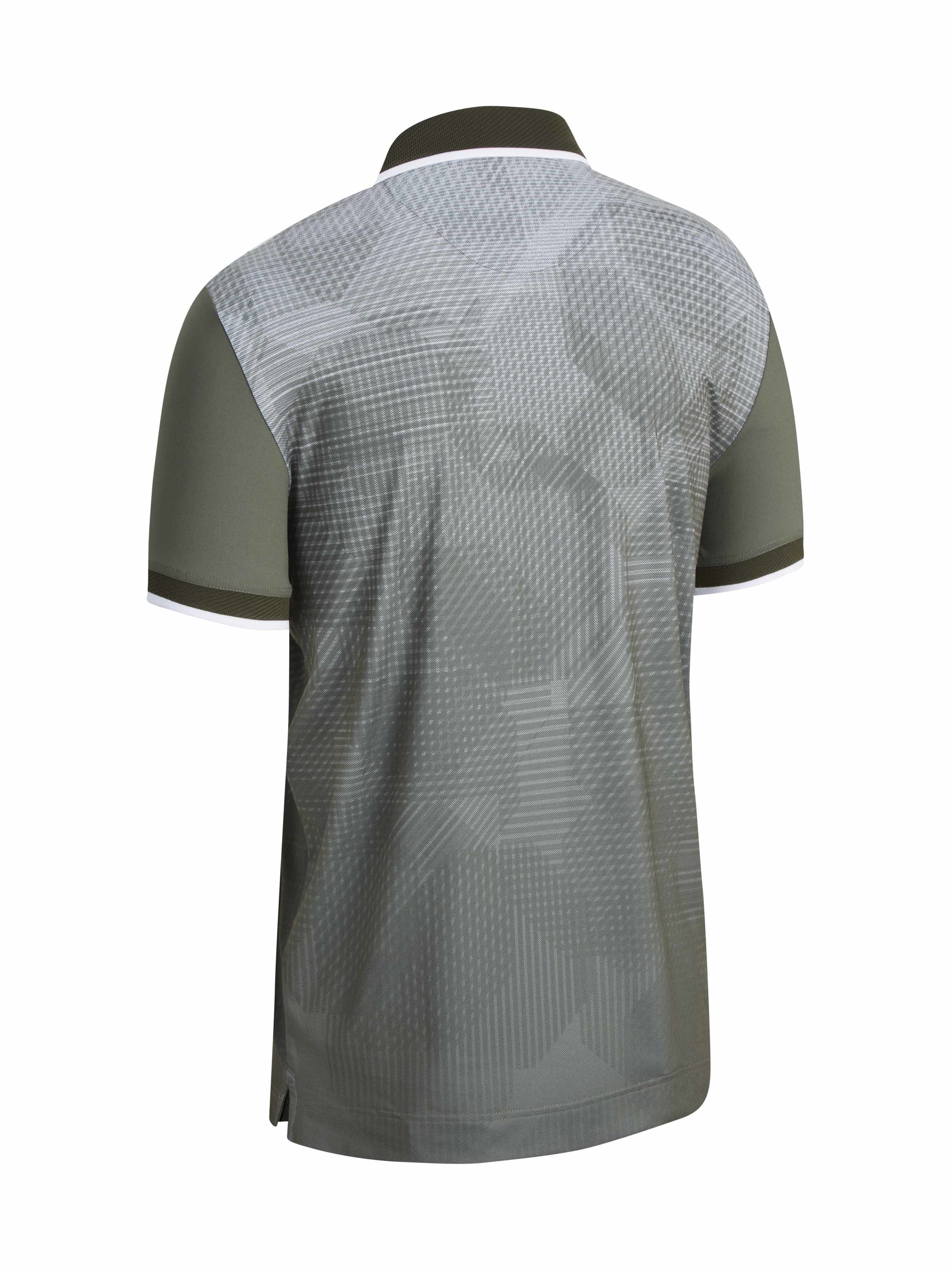 Callaway X Gradient Print Polo Shirt for Men - Moisture-Wicking Golf & Casual Wear