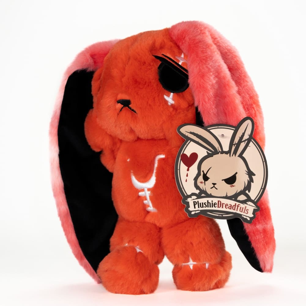 Plushie Dreadfuls Anxiety Rabbit - Soft Stuffed Animal Toy for Stress Relief & Comfort | Perfect for Anxiety Support, Therapy, and Cuddling
