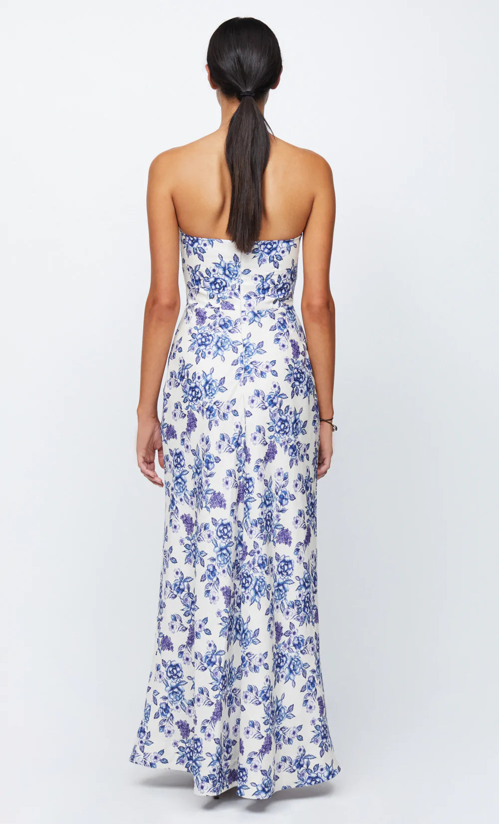 AUDETTE Strapless Maxi Dress for Women - Elegant Long Formal Gown for Prom, Evening Party & Special Occasions