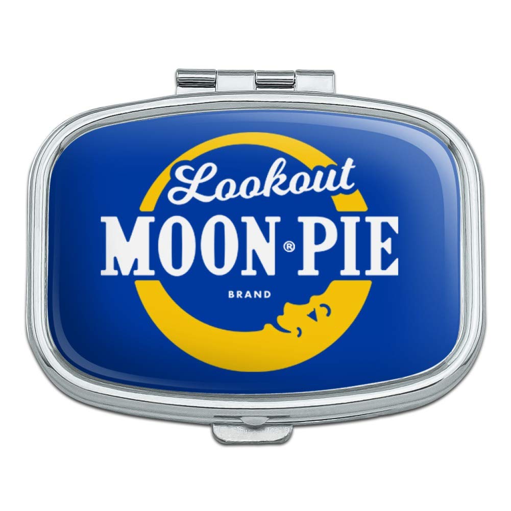 MoonPie Logo Rectangle Pill Case & Jewelry Storage Box - Perfect for Travel, Medication Organization and Small Trinket Gift Giving