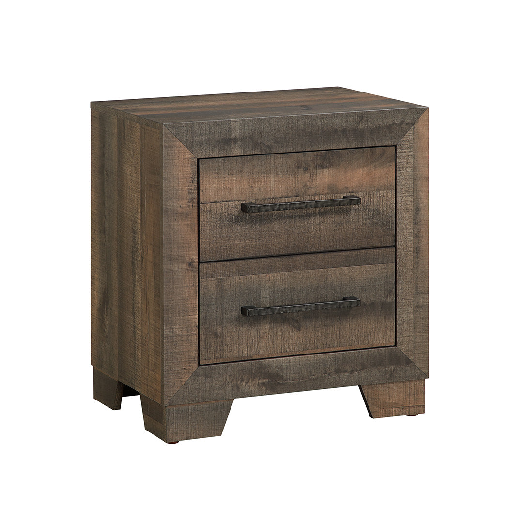 Modern Nightstand with USB Ports and Drawer - Stylish Bedside Table for Bedroom, Living Room, or Office - Perfect for Charging Devices and Storage