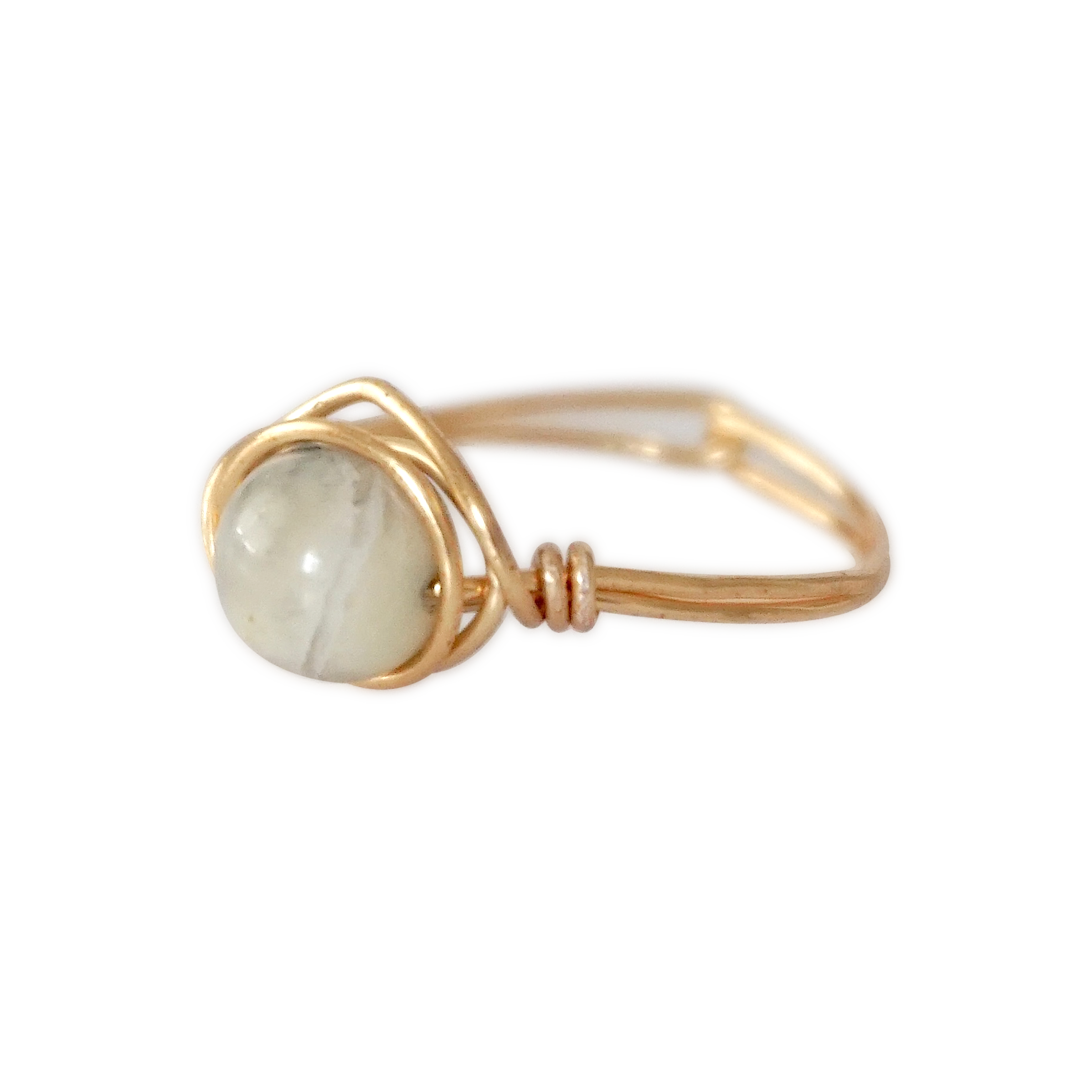Peruvian Opal Birthstone Ring - Dainty & Elegant Jewelry for Women - Perfect for Gifts, Anniversaries, and Everyday Wear