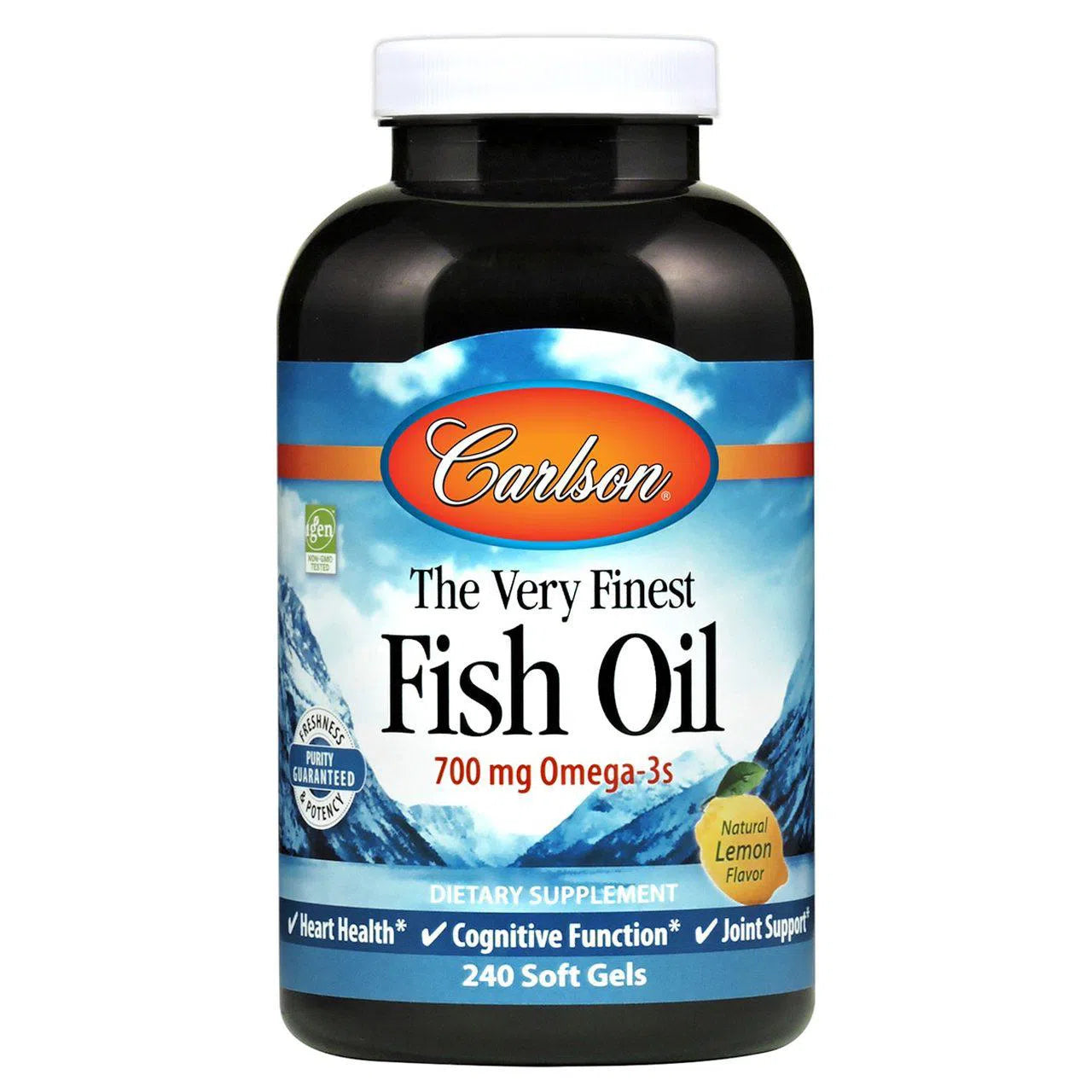 Carlson The Very Finest Fish Oil - Premium Omega-3 Supplement for Heart, Brain & Joint Health - Supports Immunity & Wellness - Great for Adults & Seniors - Use Daily for Optimal Health Benefits