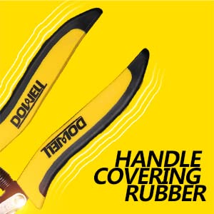 Professional DOWELL 22-30 AWG Wire Stripper Tool - Multi-Function Wire Cutter & Stripping Tool with Ergonomic Handle for Electrical Work, DIY Projects, and Home Repairs