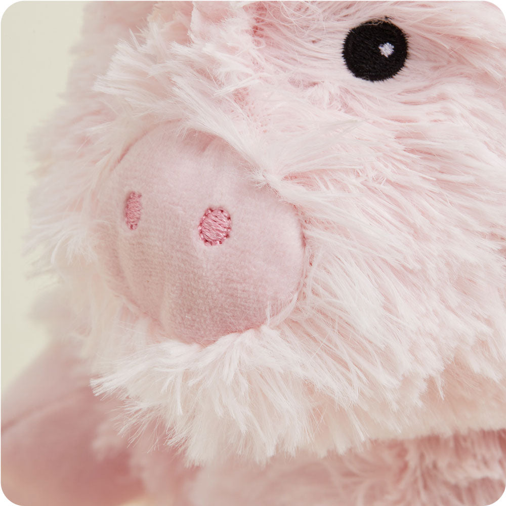 Weighted Heated Pig Stuffed Animal - Warmies Plush Toy for Stress Relief & Comfort - Perfect for Anxiety Relief, Warm Hugs, and Cozy Nights