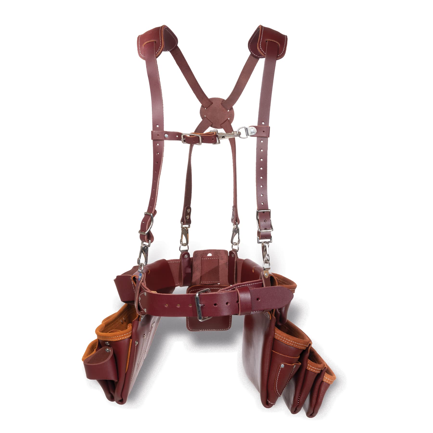 7-Pouch Pro Tool Belt Rig - Durable Work Belt for Carpenters, Electricians & Contractors - Perfect for Construction, Renovation & DIY Projects