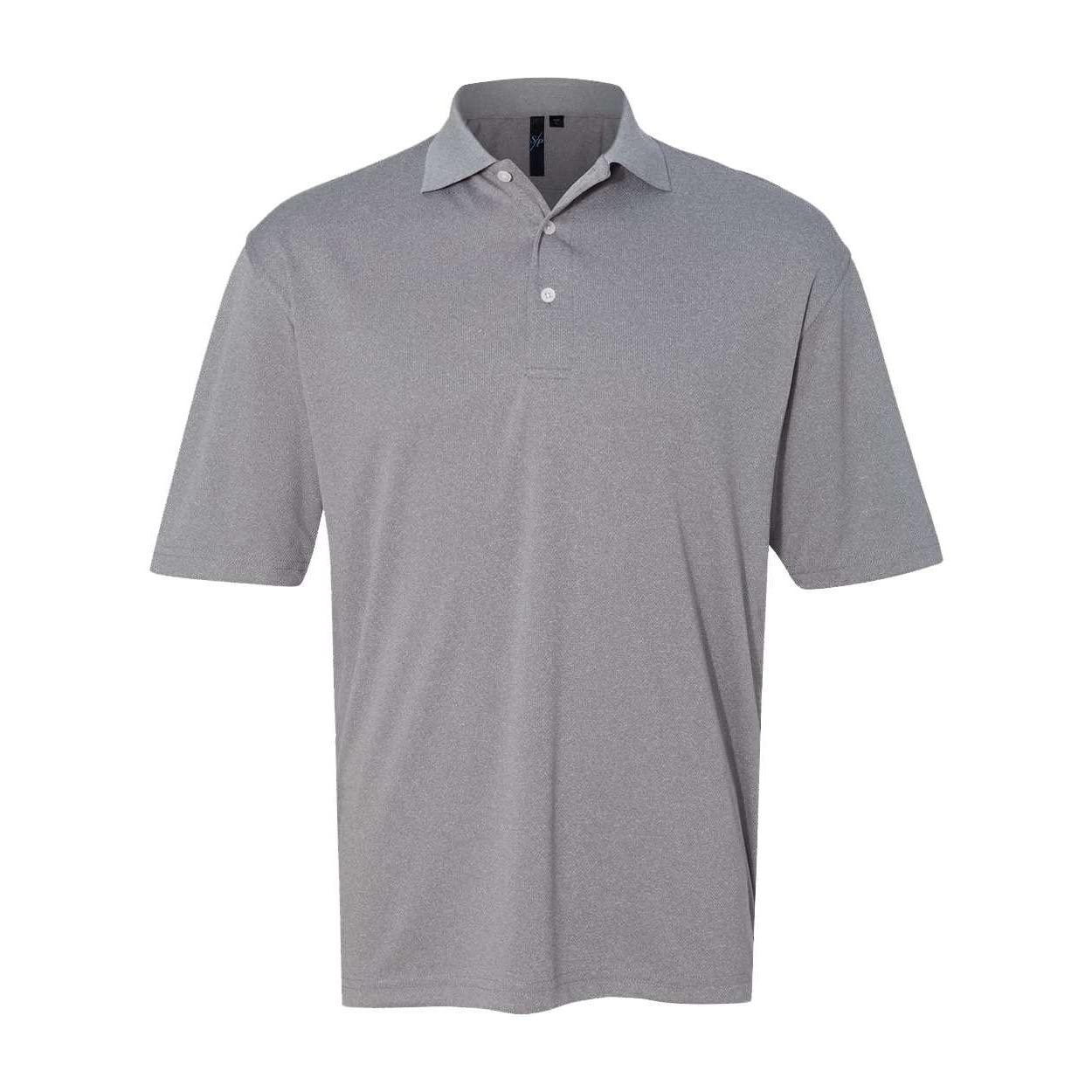Breathable Moisture-Wicking Mesh Sport Shirt for Men - 3XL Size in Heathered Steel - Perfect for Running, Gym Workouts & Outdoor Activities