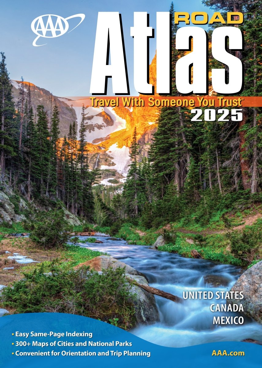 2025 AAA Road Atlas - Updated US Travel Maps with Detailed Highways & Scenic Routes | Perfect for Road Trips, Vacation Planning & Adventure Travel