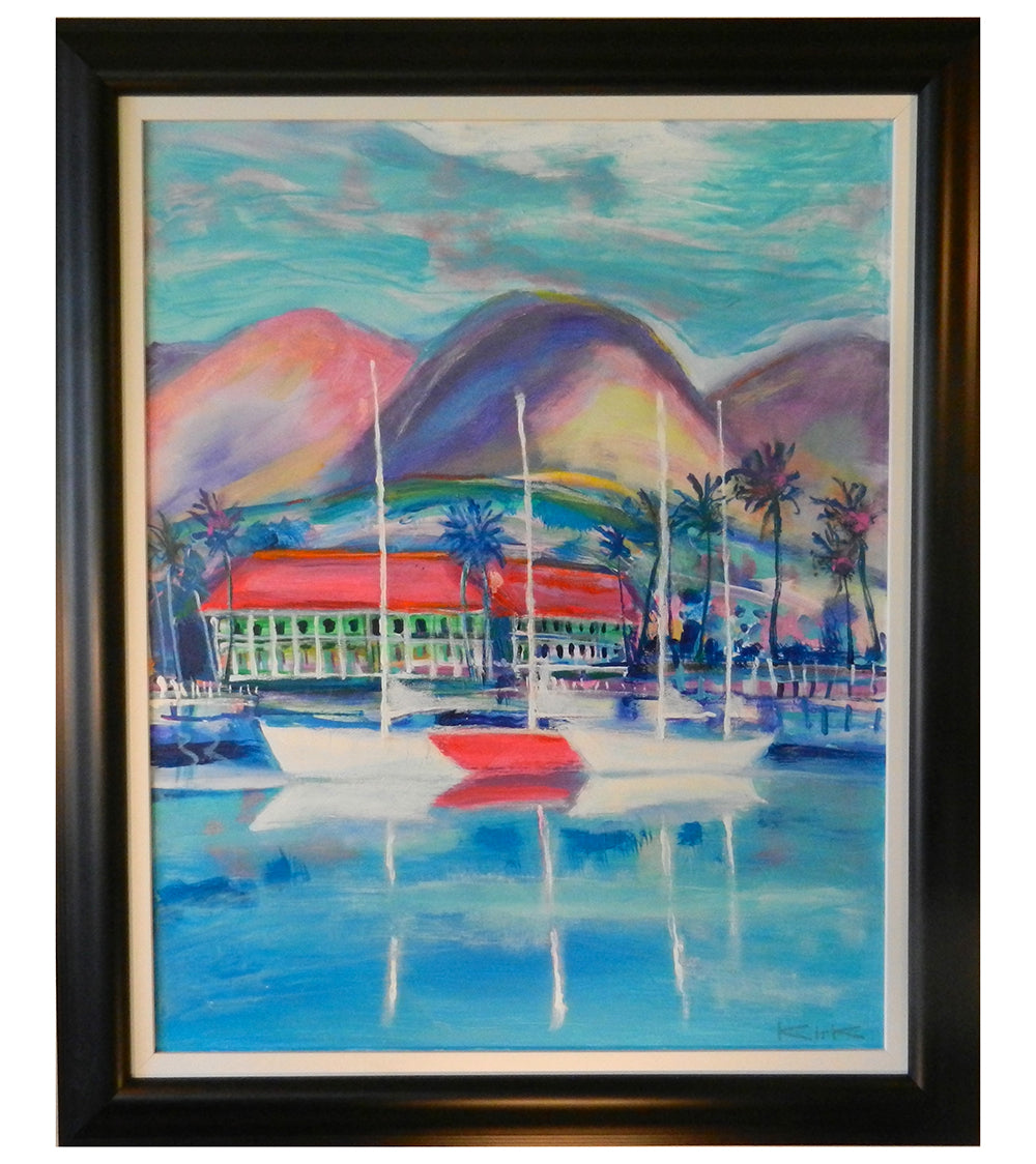 Kirk Boes Framed Lahaina Daydreams Art Print - Perfect for Home Decor, Office & Gift Giving
