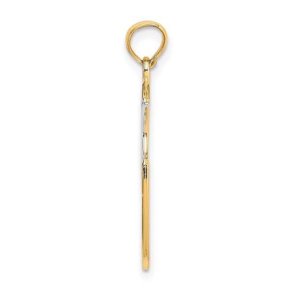 14K Solid Yellow Gold Wish Dream Believe Crescent Moon Stars Pendant Necklace for Women - Perfect for Gifts, Birthdays, Anniversaries & Everyday Elegance