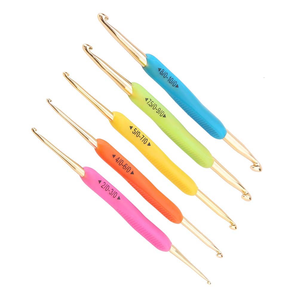 Premium Wooden & Metal Crochet Hooks Set - Ergonomic Knitting Needles for Yarn Crafts - Perfect Gift for Mom & Wife - DIY Crochet Projects, Blankets & Scarves Making