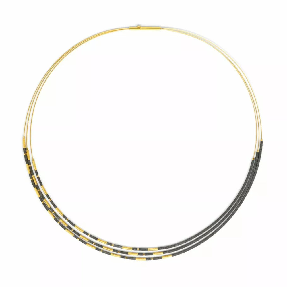 Bernd Wolf Clini Hematite Necklace for Women - Healing Stone Jewelry for Stress Relief & Energy Balance - Perfect for Meditation, Yoga & Spiritual Wellness