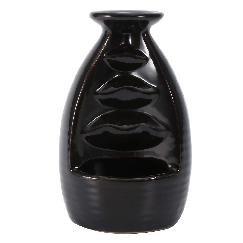 Ceramic Glaze Backflow Incense Holder Stand for Cones - Aromatherapy Home Decor for Relaxation, Meditation & Stress Relief