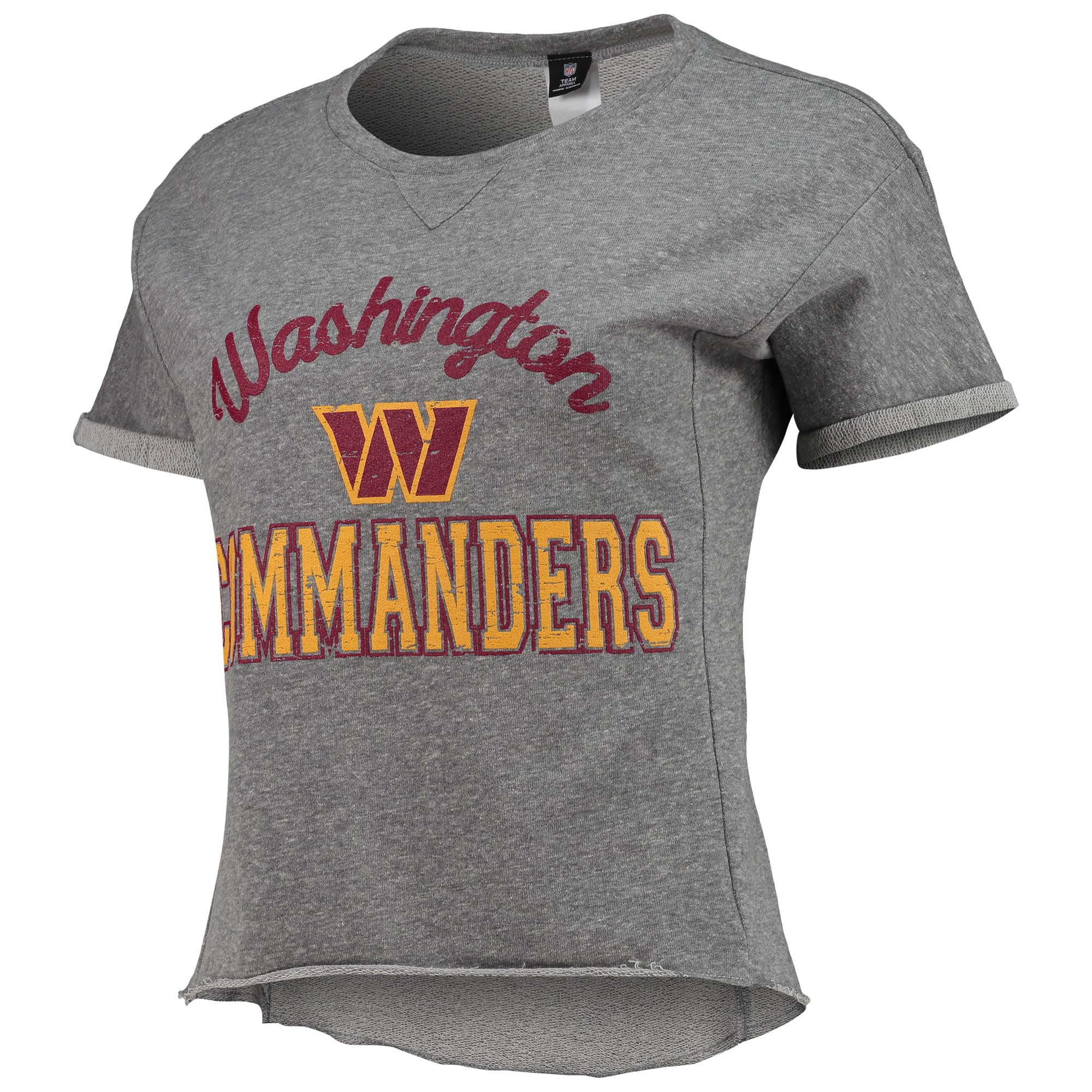 Women's NFL Tri-Blend T-Shirt & Shorts Lounge Set - Soft Sporty Outfit for Football Fans, Game Day, Home Relaxing & Casual Wear