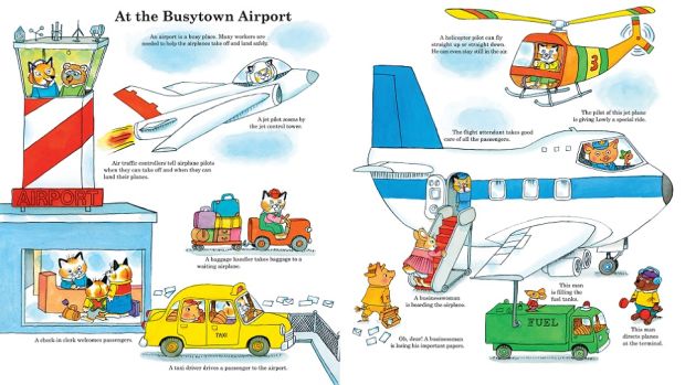 Richard Scarry's Busy, Busy Airport - Children's Educational Book for Learning About Air Travel - Perfect for Preschoolers & Kindergarten Classroom Reading