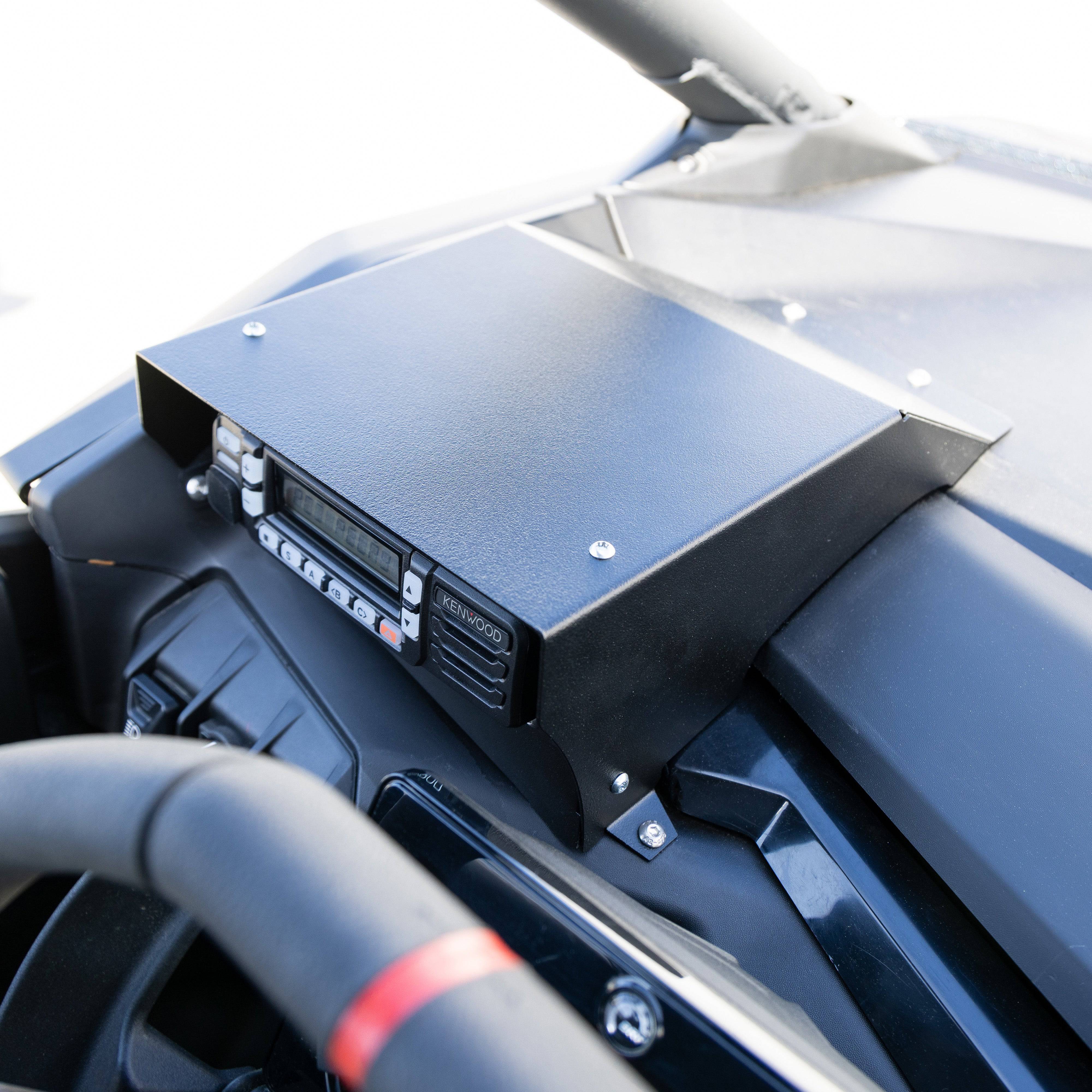 Can Am Maverick R Radio Mount Bracket - Heavy Duty UTV Accessory for Off-Road & Trail Riding