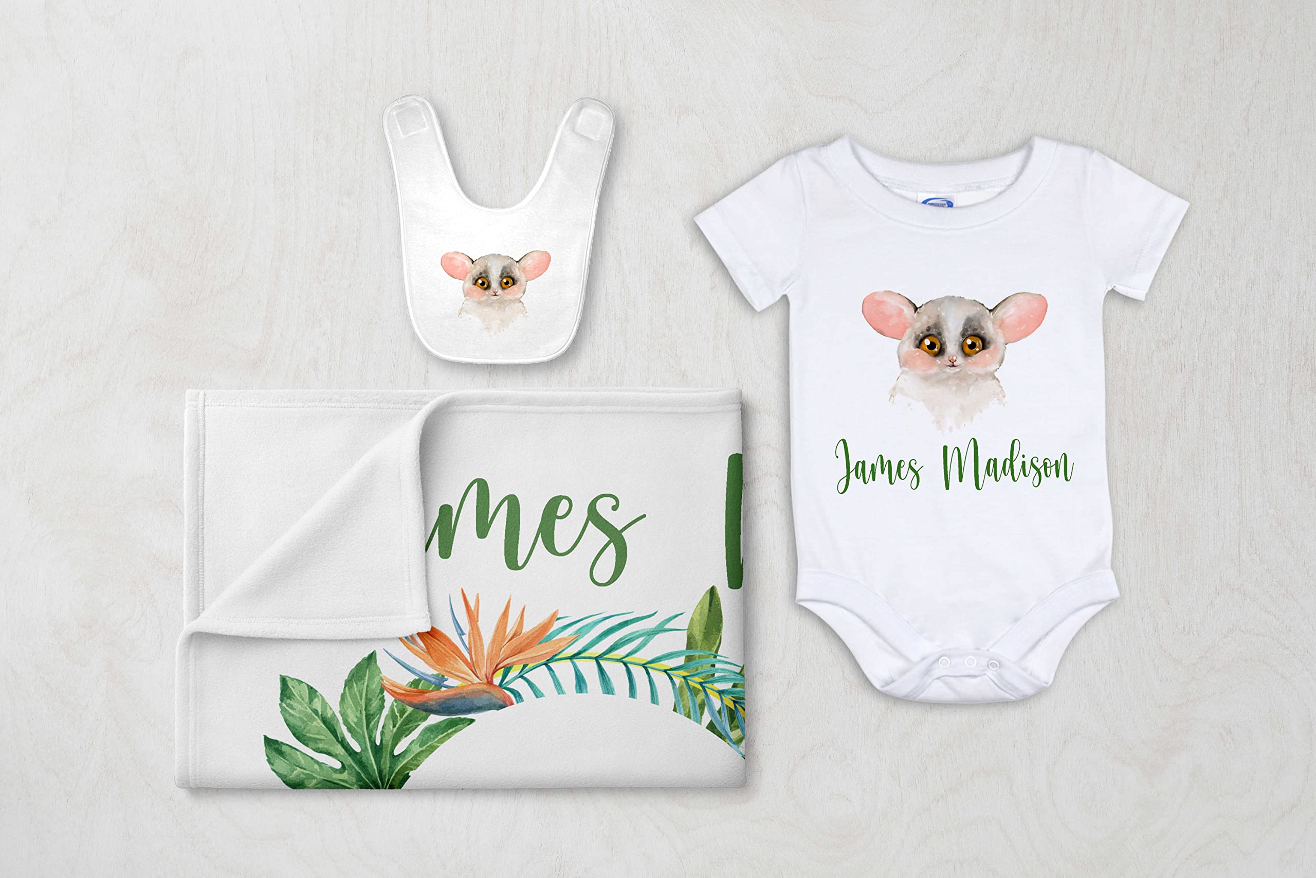 Personalized Baby Milestone Blanket for Boys - Custom Safari Jungle Animals Monthly Blanket with Name - Unique Baby Shower & Newborn Gift for Nursery, Photo Shoots & First Birthday Celebrations