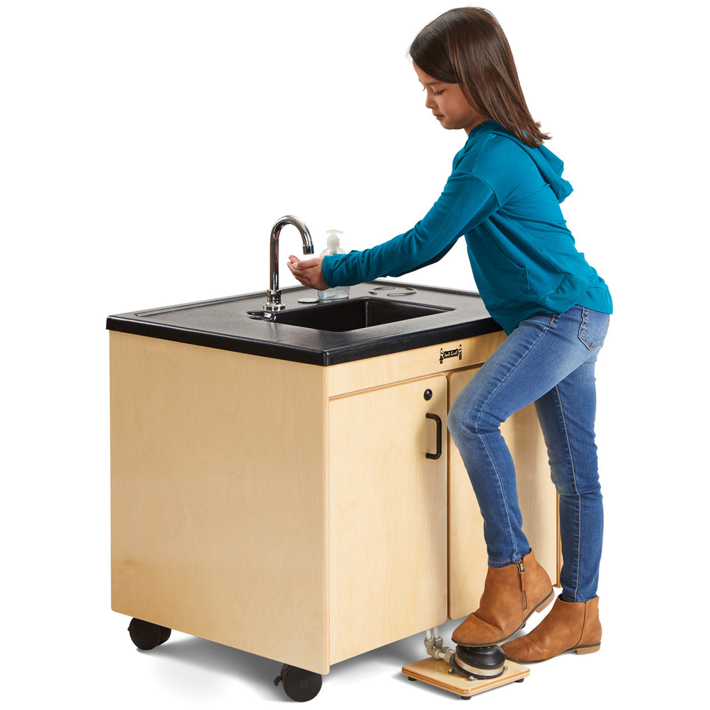 Jonti Craft Clean Hands Helper 1384JC - Kids Hand Washing Station for Classrooms & Daycares - Perfect for Preschool, Kindergarten & Home Use