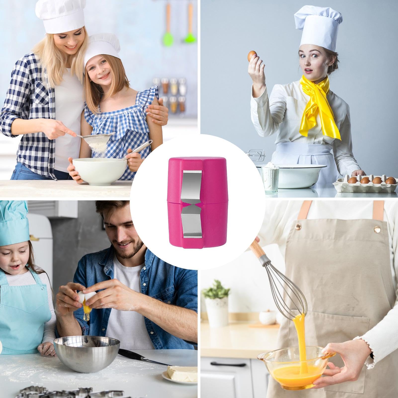 Premium Egg Cracker Tool - Handheld Egg Shell Opener & Separator | Kitchen Gadget for Perfectly Cracked Eggs | Ideal for Baking, Cooking & Breakfast Preparation