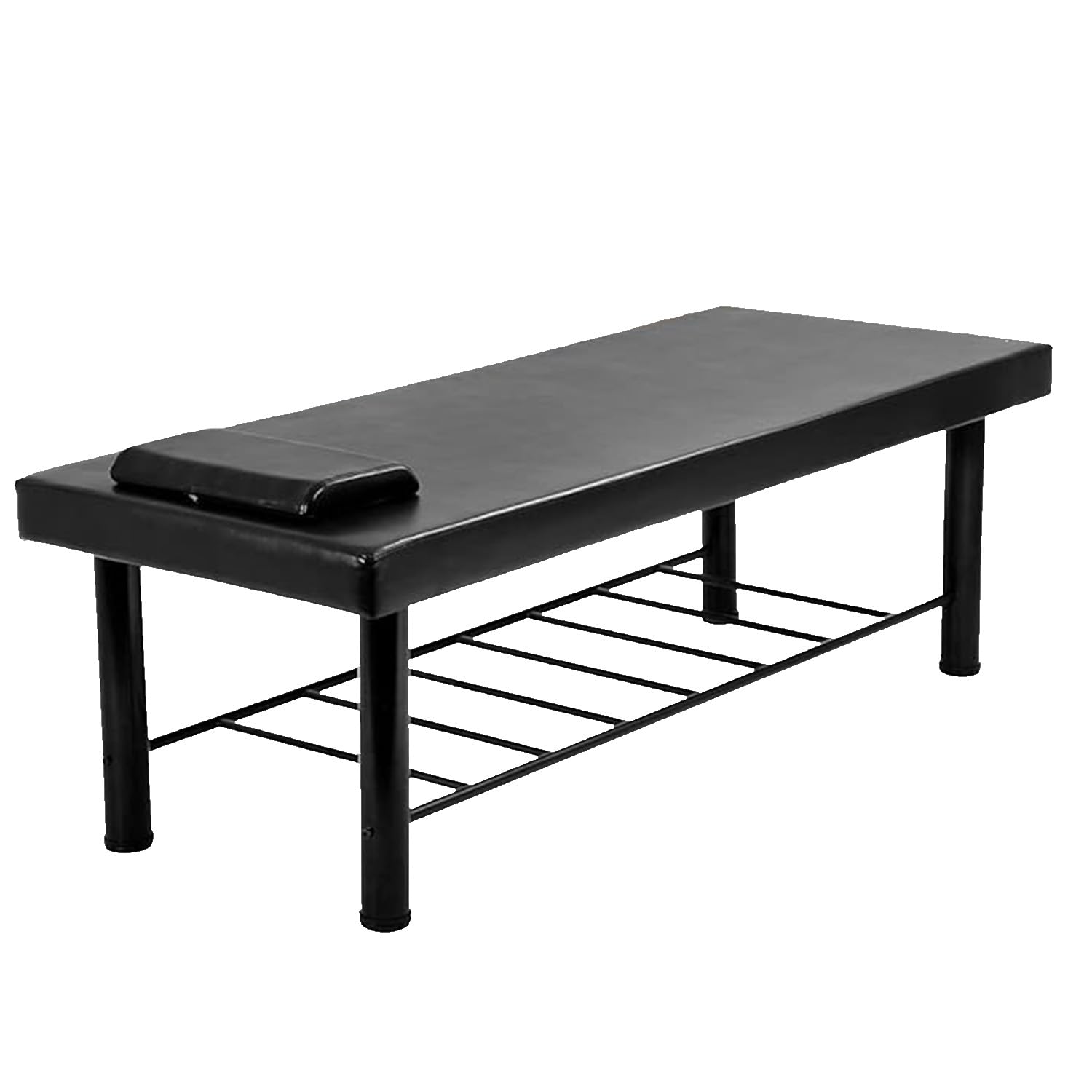 Professional FDW Massage Table 75x30 Inches - Heavy Duty PU Leather Spa Bed with Metal Frame & Pillow - Physical Therapy, Salon & Medical Recovery Massage Bed - Perfect for Clinics, Spas & Home Use