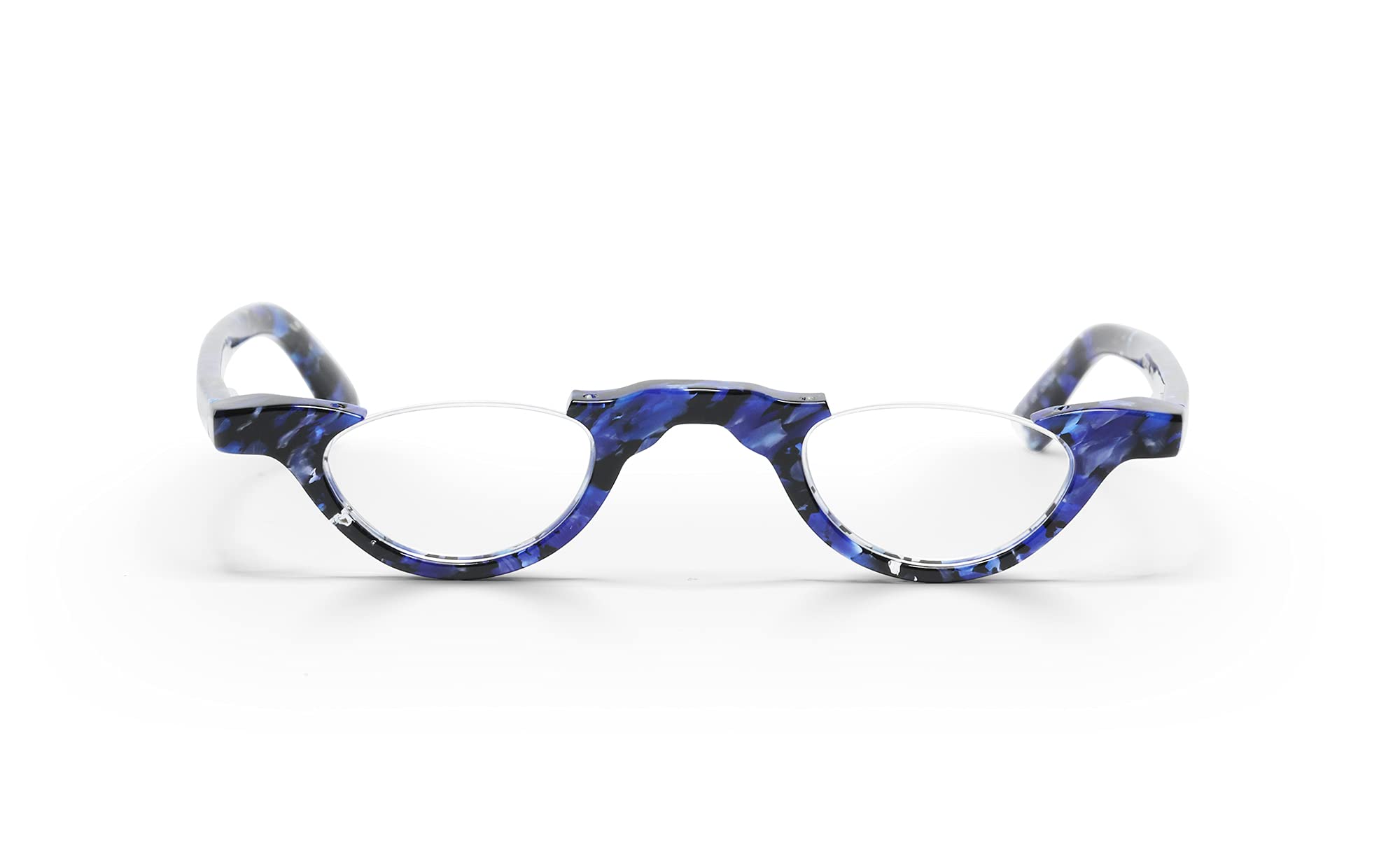eyebobs Topless Unisex Premium Reading Glasses for Men & Women | Half Rim Eyewear | Lightweight Readers for Office, Reading & Computer Use