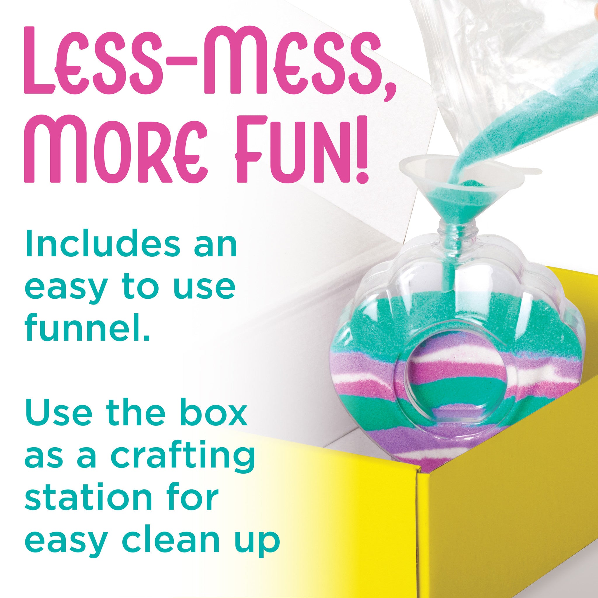 Sparkle Sand Art Mermaid Kit - DIY Craft Set for Kids & Adults - Creative Sensory Activity for Home, Beach & Party Decor #6395000 | Perfect for Birthday Gifts, Classroom Projects & Relaxation Therapy