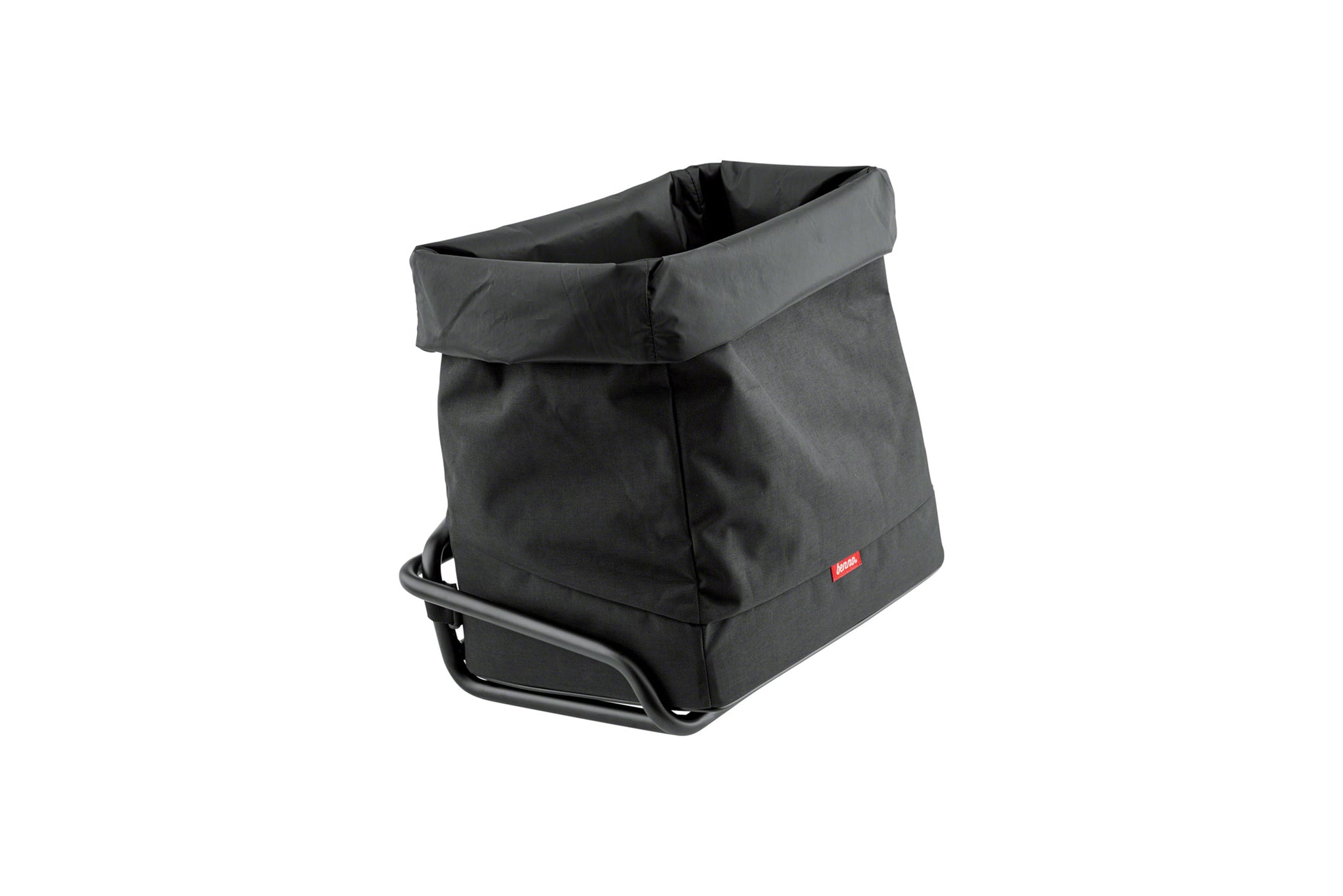 Benno Utility Front Tray Bag - Waterproof Bike Cargo Bag for Commuting & Urban Cycling | Black | Perfect for Groceries, Work Essentials & Daily Errands