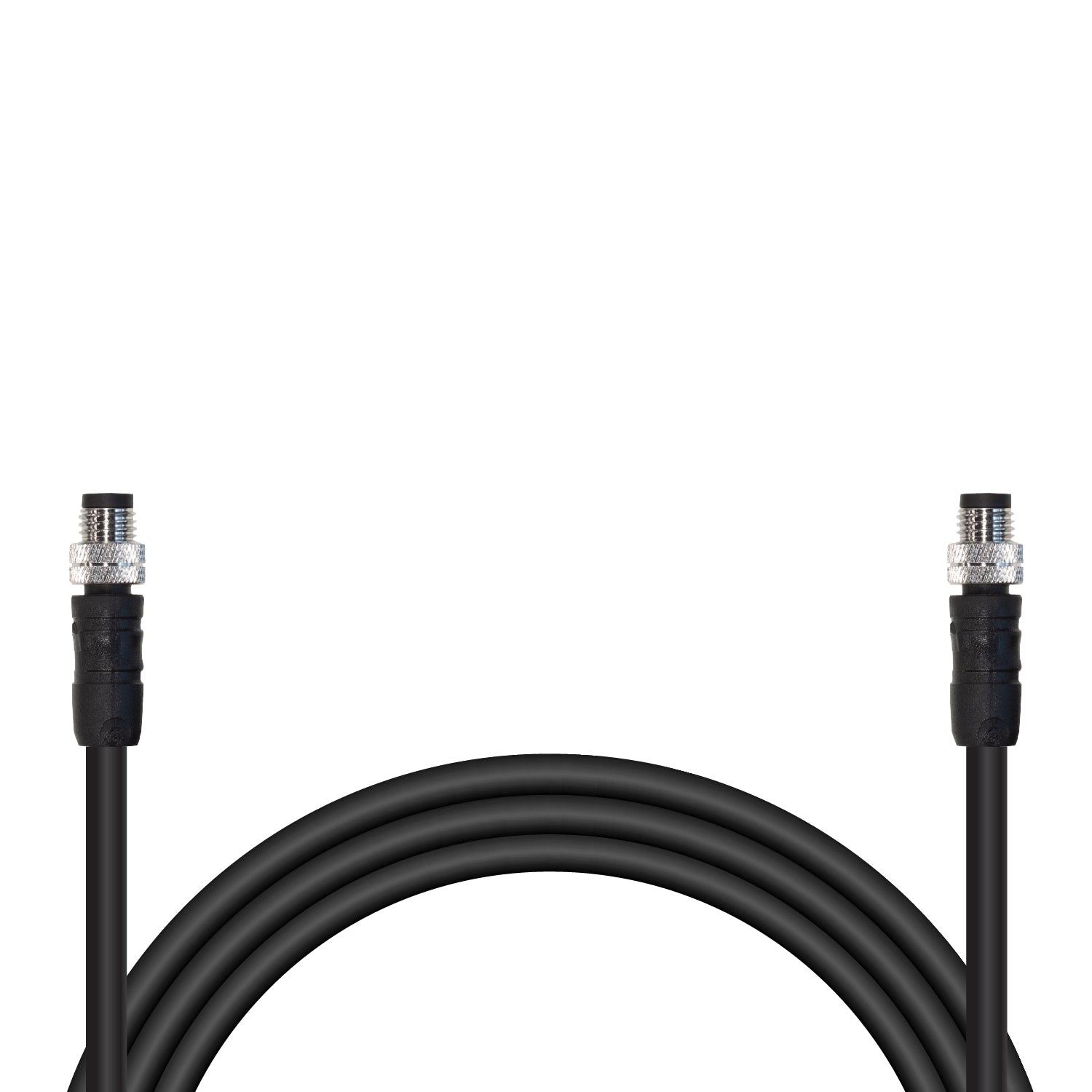 High-Speed M8 Male to Male Cable - Durable Connector for Industrial Automation & Robotics | Perfect for Sensors, PLCs & Control Systems